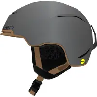 Mivida Jackson Mips Mat Metallic Coal/tan Laskettelukypärät L