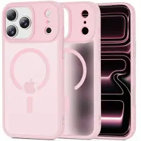 Tech-Protect iPhone 17 Pro Magmat Kotelo - MagSafe-yhteensopiva - Mattapinkki
