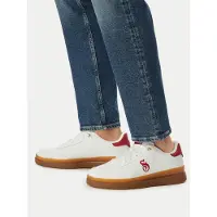 SKECHERS Kengät Duraleather Lace Up Snoop Cupsole Sneaker