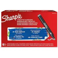 Sharpie 2218118, 1 kpl, Harmaa, Cool Grey, Pyöreä, Akryylipohjainen muste