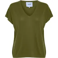 Minus Mspeyton Batsleeve Knit T-Shirt - Khaki green - S