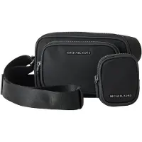 Michael Kors for man. 33T6LHDC1B Camera bag with pouch black (OSFA), Casual, Nylon