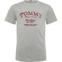 Tommy Hilfiger Tommy Faded Print T-Shirt Ss - Grey - 152