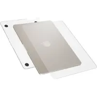 EPICO Slim Shell Macbook Air 13,6" M2 (2022)/M3 (2024) (A2681/A3113) -laitteelle - matta läpinäkyvä