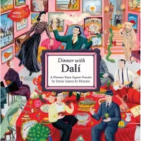 Laurence King Publishing Dinner With Dalí - Multi/patterned - 27X 27X 5CM