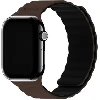 Holdit Watch Band Silicone Magnet Chocolate/Black 42/44/45/46/49 mm