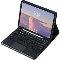 INF Bluetooth-näppäimistökotelo Galaxy Tab S7 FE:lle Black
