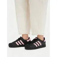 Adidas Originals Tennarit 'Superstar II' roosa / musta
