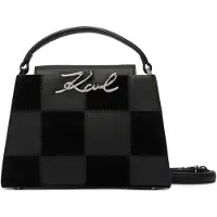 Karl Lagerfeld Olkalaukku musta / hopea