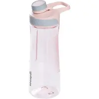 Keeeper -juomapullo Daria 0618713581, 730 ml, 9,5 cm x 7 cm x 24 cm, vaaleanpunainen, iskunkestävä, 100 % vuotamaton, ergonominen muotoilu