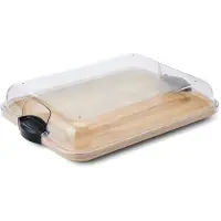 Farberware - Build-a-Board Tarjoiluastia kannella 28 x 35,5 cm Kirkas/Bambu