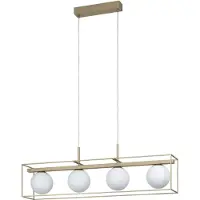 Eglo 97793 - Kattokruunu narulla VALLASPRA 4xE14/40W/230V