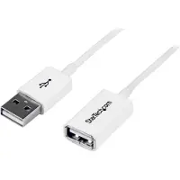 StarTech.com USB 2.0 -jatkokaapeli, 1 m, valkoinen