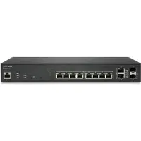 SonicWALL Switch SWS12-10FPOE, hallinnoitu PoE+ -kytkin, musta
