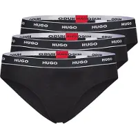 HUGO Triplet Brief Stripe - Black - M