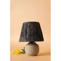 Opviq pöytävalaisin YL547, musta/harmaa