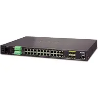 Planet IGSW-24040T, Hallittu, L3, Gigabit Ethernet (10/100/1000), Täysin kaksipuolinen, Telineasennus, 1U
