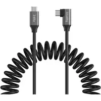 SmallRig 5730 USB-C Data Cable Coiled (Straight to Angled)