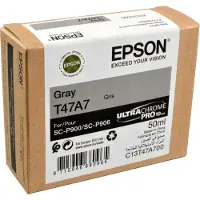 Epson T47A7 Mustepatruuna harmaa
