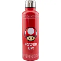 Paladone Super Mario Big Up Metal Water Bottle - 500ml -metallinen juomapullo