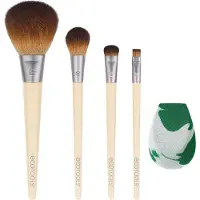 Ecotools Core Five -meikkisivellin- ja sienisarja luomiv rille, poskipunalle, aurinkopuuterille, rajausv rille ja meikkivoiteelle, meikin h ivyty