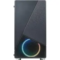 Azza Noir, Tower, PC, Musta, mikro ATX, Terästä, Karkaistu lasi, Multi (CSAZ-130)