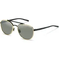 Porsche Design P8972 Aurinkolasit 55/20/145 Kulta / musta Metalli UNISEX P8972