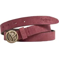 Pepe Jeans for woman. PL0200011 Millie burgundy belt (M), Casual, Classic, Leather