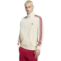 Adidas Collegetakki 'Firebird' säämiskänkeltainen / karmiininpunaine