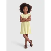 ONLY Kmgdrea S/S Detail Dress Jrs - Yellow - 104
