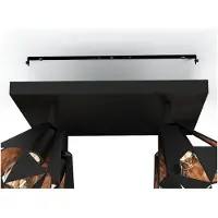 Eglo Carlton 4-os 7 4x40W 37x37cm antiikkikupari/musta 251502
