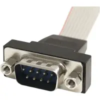 StarTech.com 16 tuuman 9-pinninen sarjaliitäntäinen uros 10-pinniseen emolevyn päätyyn paneeliasennuskaapeli - emolevy RS232 (PNL9M16) - Serielt kabel - DB-9 (han) til 10-PIN IDC (hun) - 40.7 cm - grå