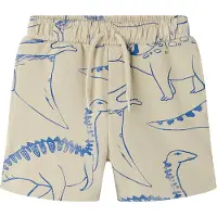 Name It Mini Nmmhino Nreg Swe Shorts Bru - White - 116