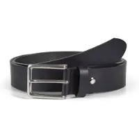 Howard London Leather Jeans Belt Roger - Black - 90