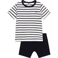 Petit Bateau Setti tummansininen / valkoinen