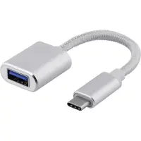 Deltaco USB-C 3.1 To USB-A adapter OTG 10 cm