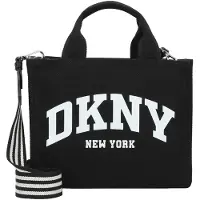 DKNY Käsilaukku 'Hadlee' musta / valkoinen