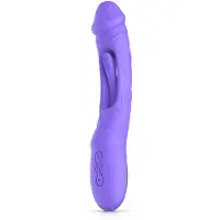 Good Vibes Only Flax Vibrating Dildo With G-Spot Stimulator