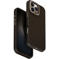 Uniq iPhone 16 Pro Max Magclick -latauskotelo, ruskea