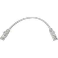 Lanberg PCU6-10CC-0025-S, 0,25 m, Cat6, U/UTP (UTP), RJ-45, RJ-45, Harmaa
