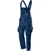 GRUPA TOPEX CAMO-tummansiniset työhaalarit, koko XS