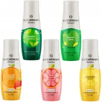 SodaStream LemonLime + limonadi + greippi + appelsiini-mango + mojitosiirapit