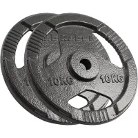 Rebel Obciążenie żeliwne zestaw 2x10kg 20kg otwór 31mm talerz z uchwytami