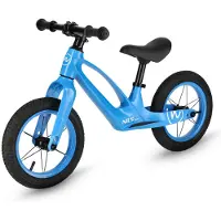 Nils Fun potkupyörä 12"LED-renkailla - vaaleansininen - Nils Fun