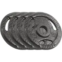 Rebel Obciążenie żeliwne zestaw 4x1.25kg 6kg otwór 31mm talerz z uchwytami