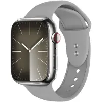 Crong Liquid - Apple Watch -ranneke 44/45/46/49 mm (Harmaa)