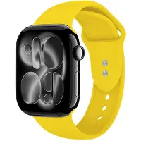 Crong Liquid - Apple Watch -ranneke 38/40/41/42 mm (keltainen)