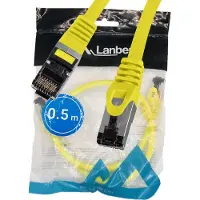 Lanberg PCF8-10CU-0050-Y, 0,5 m, Cat8.1, S/FTP (S-STP), RJ-45, RJ-45, Keltainen