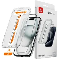 Crong EasyShield 2-pakkaus - karkaistusta lasista valmistettu iPhone 16 / iPhone 15 (2 kpl)