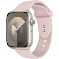 Crong Liquid - Apple Watch -ranneke 38/40/41/42 mm (hiekanpunainen)